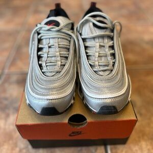 Nike Metallic Silver Sneakers